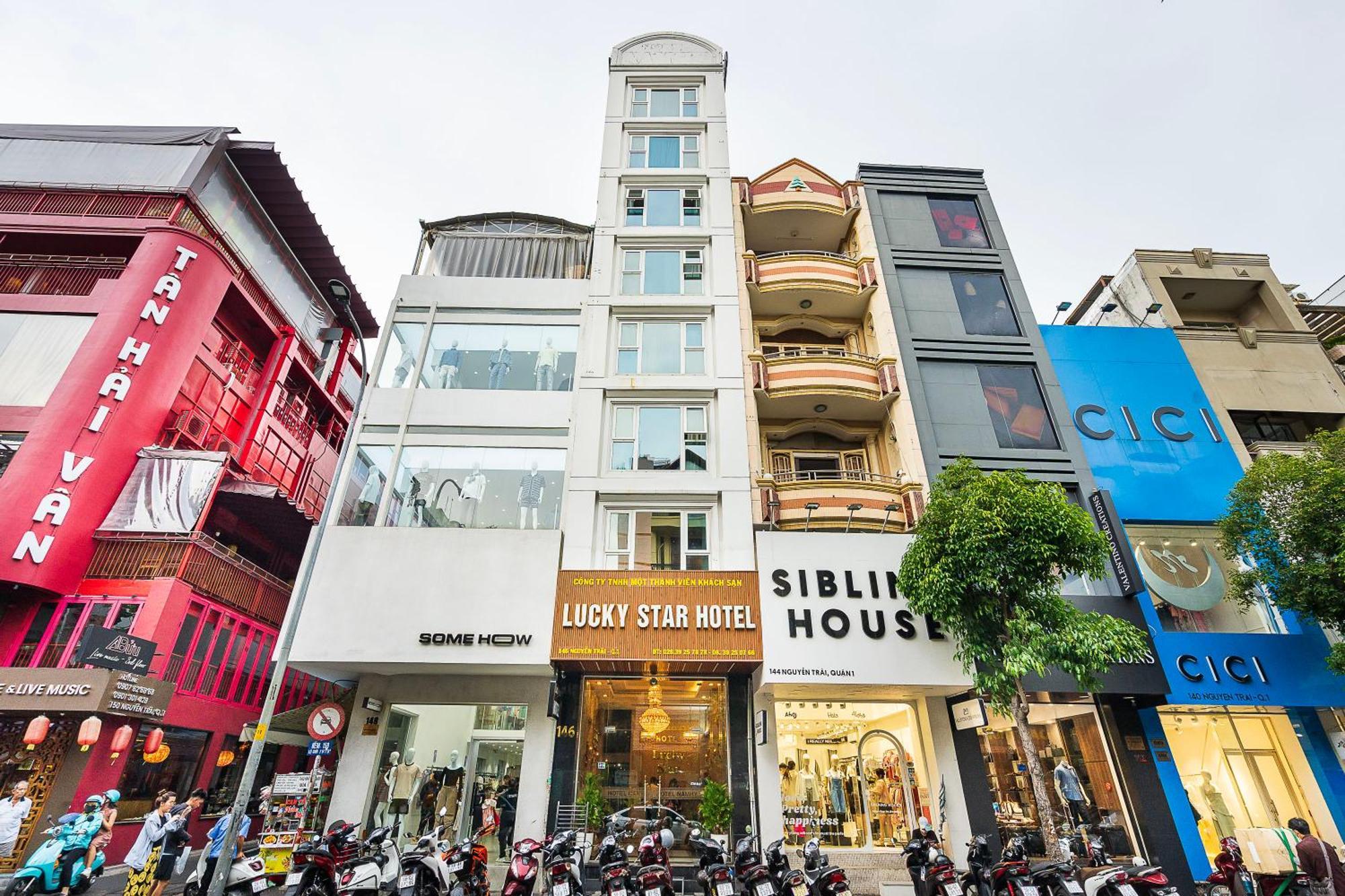 ラッキー スター ホテル 146 グエンチャイ ホーチミン市 エクステリア 写真